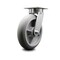 Service Caster 8 Inch Kingpinless Thermoplastic Rubber Wheel Swivel Top Plate Caster SCC SCC-KP30S820-TPRRD - alternate 1